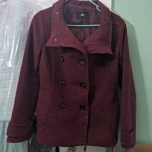 Maroon Jacket - H&M - Small